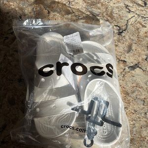 Brand new croc sandals. Size 8, selling because they don’t fit :(